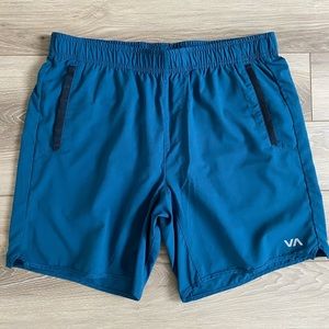 RVCA YOGGER IV ATHLETIC SHORTS 17", MEDIUM